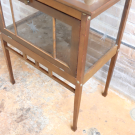 Vintage theekastje glas