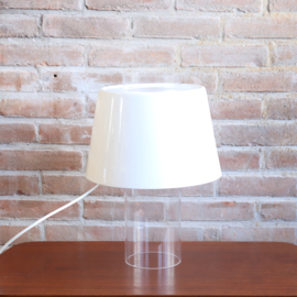 Vintage mid-century modern Yki Nummi plexiglas lamp