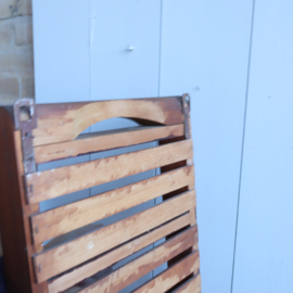 vintage vakkenkastje wand kruidenrek letterbak