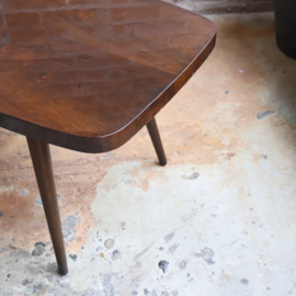 Vintage salontafel donker hout
