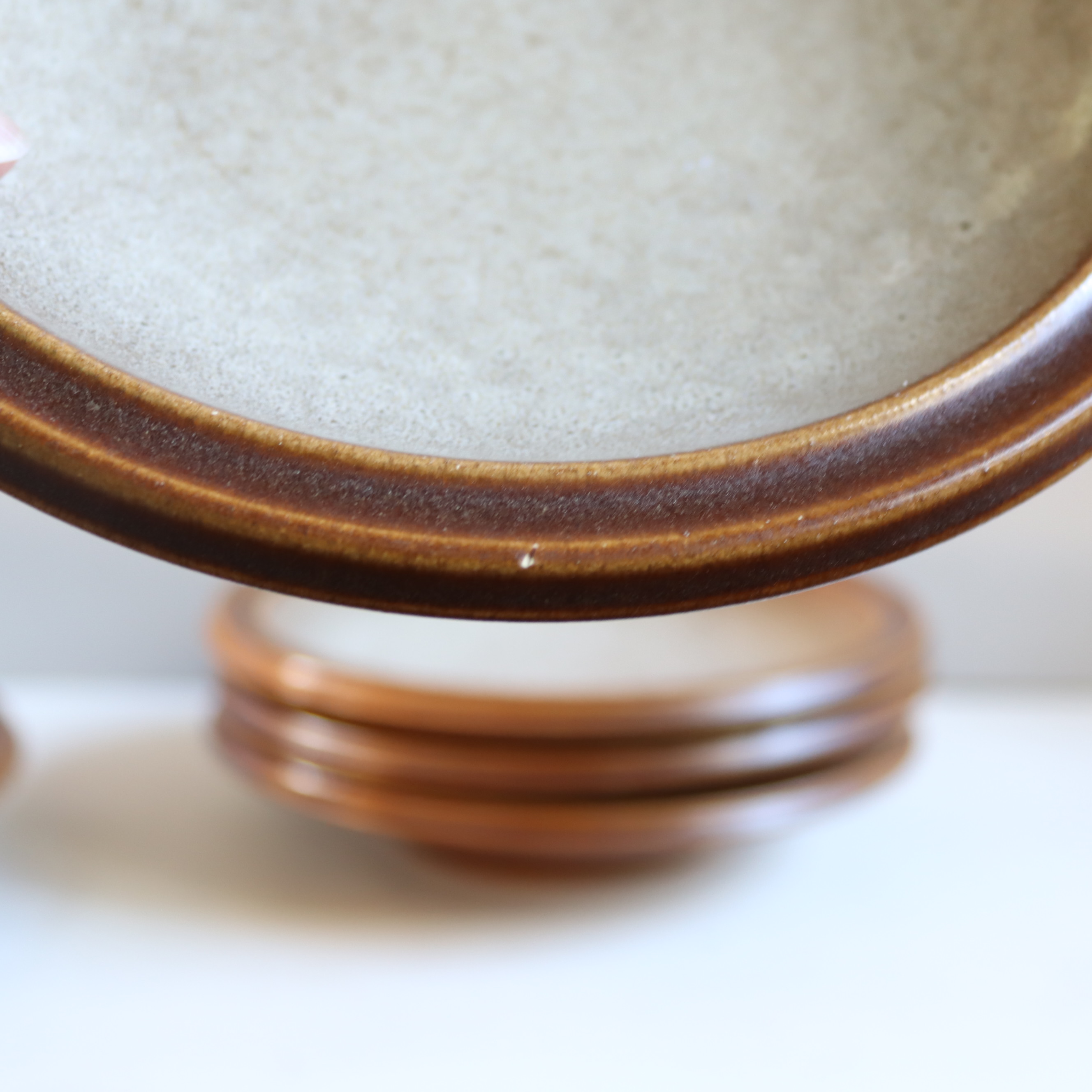 Vintage jaren 70 servies diepe borden