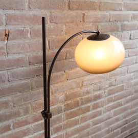 Vintage staande bol beige bruin