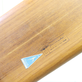 Vintage dienblad plywood teak impala