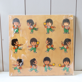 Vintage grote legpuzzel hout ROLF Holland
