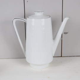 Vintage theepot groot bavaria wit