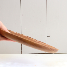 Vintage teak hout monkey platter
