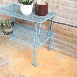 Vintage stapel rek camping