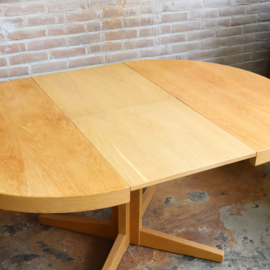 Vintage ronde uitschuifbare tafel finland