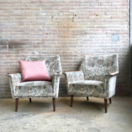 set vintage fauteuil