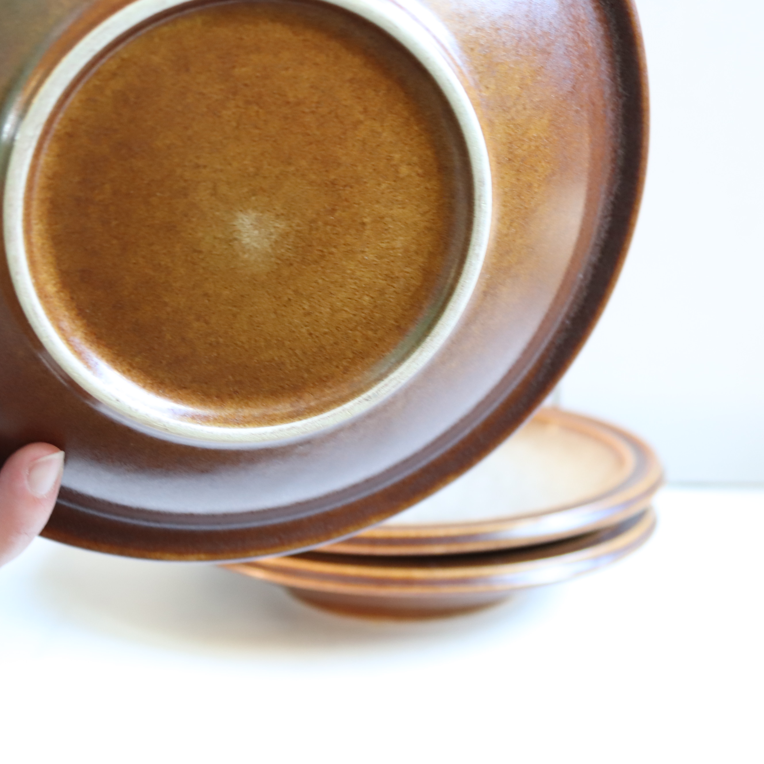 Vintage jaren 70 servies diepe borden