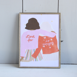 Vintage fotolijst zilver kleur