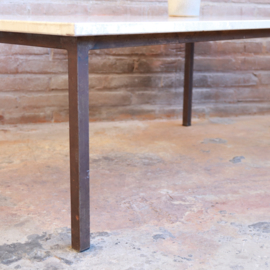 Vintage travertin salontafel
