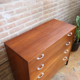 Vintage ladekast teak jaren 70
