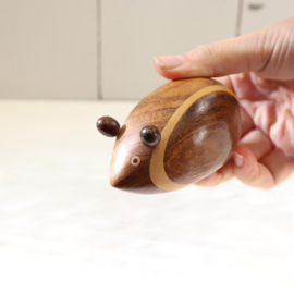 Vintage houten muis