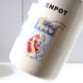 Vintage grote pepernoten pot
