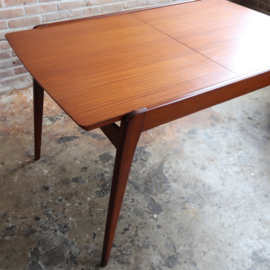 Vintage eettafel uitschuifbaar groot jaren 60