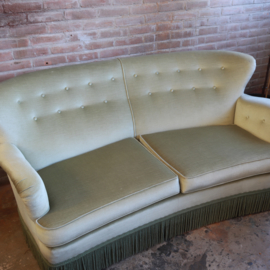 Vintage bank velvet  groen