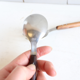 Vintage teak deens sla bestek