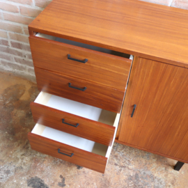 Vintage klein dressoir  jaren 70 lades
