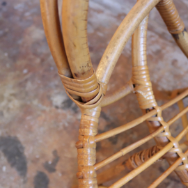 Vintage rotan fauteuil