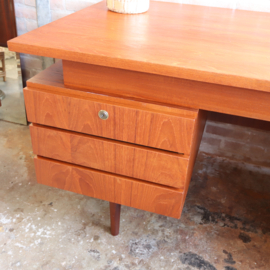 Vintage groot bureau jaren 60 70