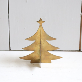 Vintage  Gold plated kerstboom DENMARK