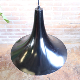 Vintage heksenhoed lamp zwart Dijkstra