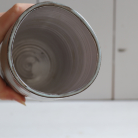 Vintage vaasje licht blauw