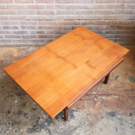 Vintage salontafel teak omkeerbaar blad
