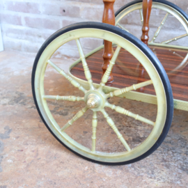 Vintage bar cart trolley goud