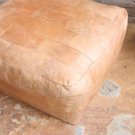 Grote vintage poef / hocker