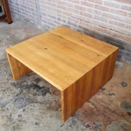 Vintage Scandinavische salontafel jaren 70 pinewood minimalist