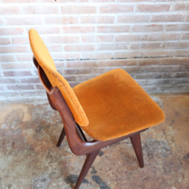 Vintage eettafel stoel Louis van Teeffelen