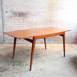 Vintage eettafel uitschuifbaar groot jaren 60