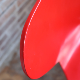 Fritz Hansen vlinderstoel serie 7 stoel rood