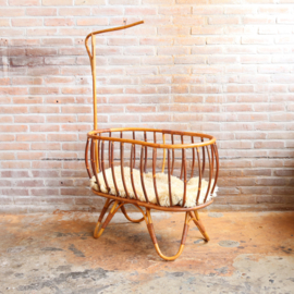 Vintage rotan wieg