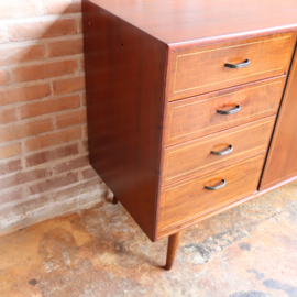 Vintage groot dressoir mid-century