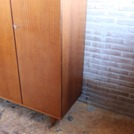 Vintage kledingkast jaren 60 70 3 deur hang leg