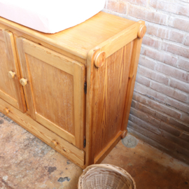 Vintage commode / dressoir jaren 70 licht hout