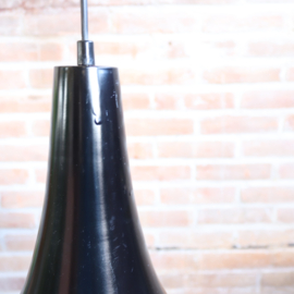 Vintage heksenhoed lamp zwart Dijkstra