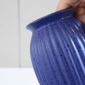 Vintage vaas blauw kobalt germany