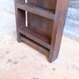 vintage vakkenkastje wand kruidenrek letterbak