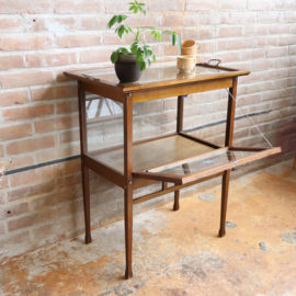 Vintage theekastje glas