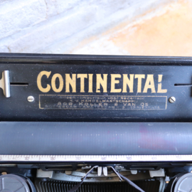 Vintage typemachine groot zwart continental