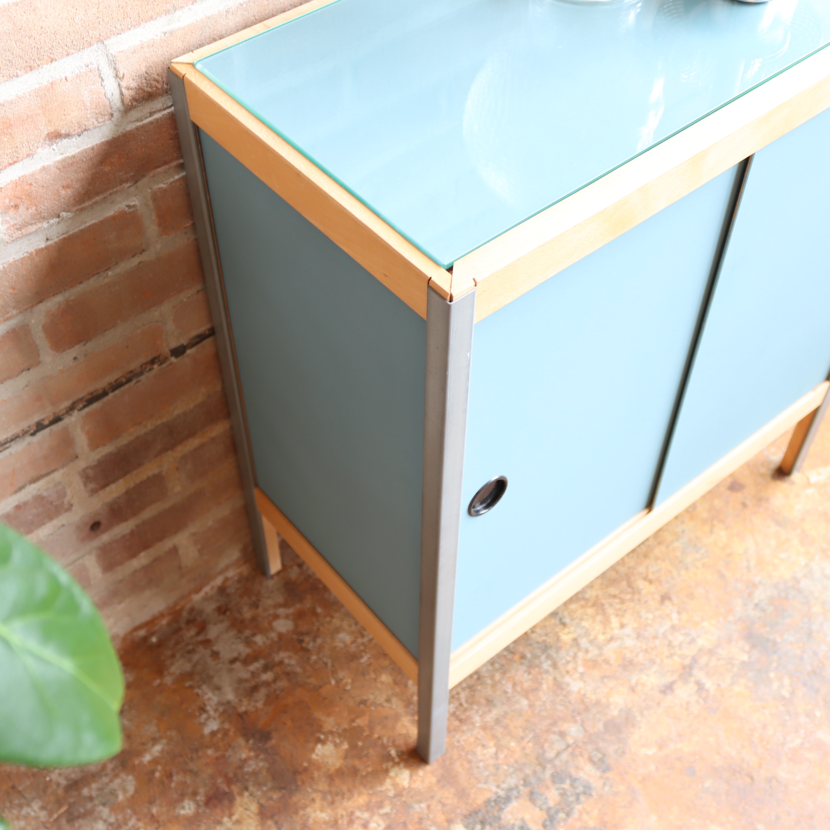 Vintage design kast kewlox blauw