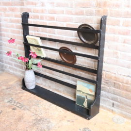 Vintage scandinavisch bordenrek / boekenrek