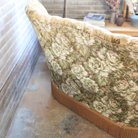 Vintage bank velvet  bloemen