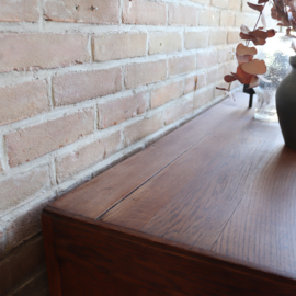 Vintage highboard dressoir kast country oud jaren 30 brutalist