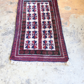 Vintage perzisch tapijt   138 x 73