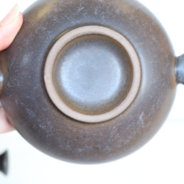 Vintage schaaltjes wit bruin ceramano germany 70s